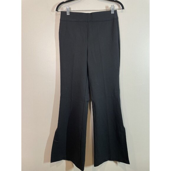 SPANX The Perfect Double Slit Pant Black Bootcut Pants Size S Stretch Minimal - Picture 1 of 12